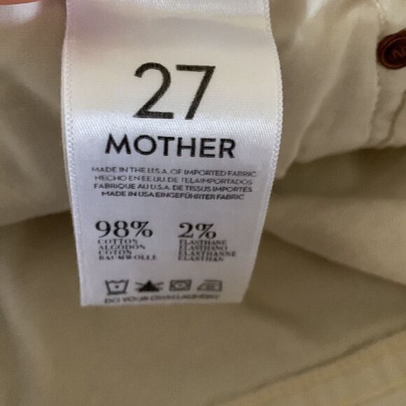 Mother‎ the Looker Cream Ankle Jeans women’s size 27 - Picture 9 of 12